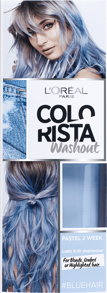 Colorista Washout Blue Semi-Permanent Hair Dye
